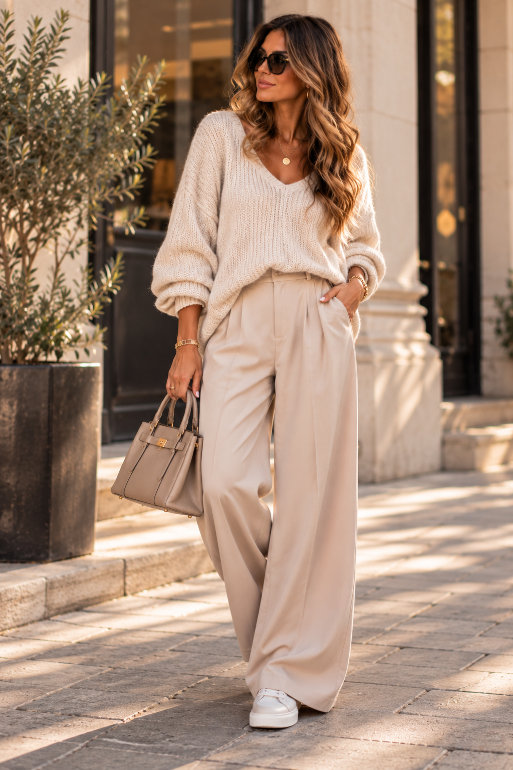 Comment porter un pantalon large femme ?