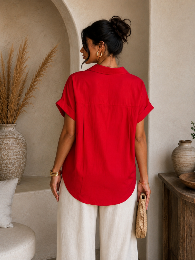 Chemise oversize — Taille unique (34 au 44) Made in Italy – vue 4