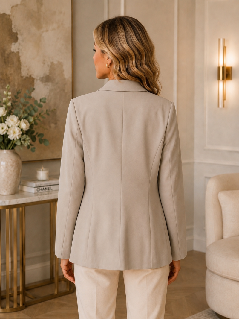Blazer col V –Taille M (36 au 38) Made in Italy – vue 4