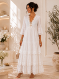 Robe blanche en broderie anglaise – vue principale