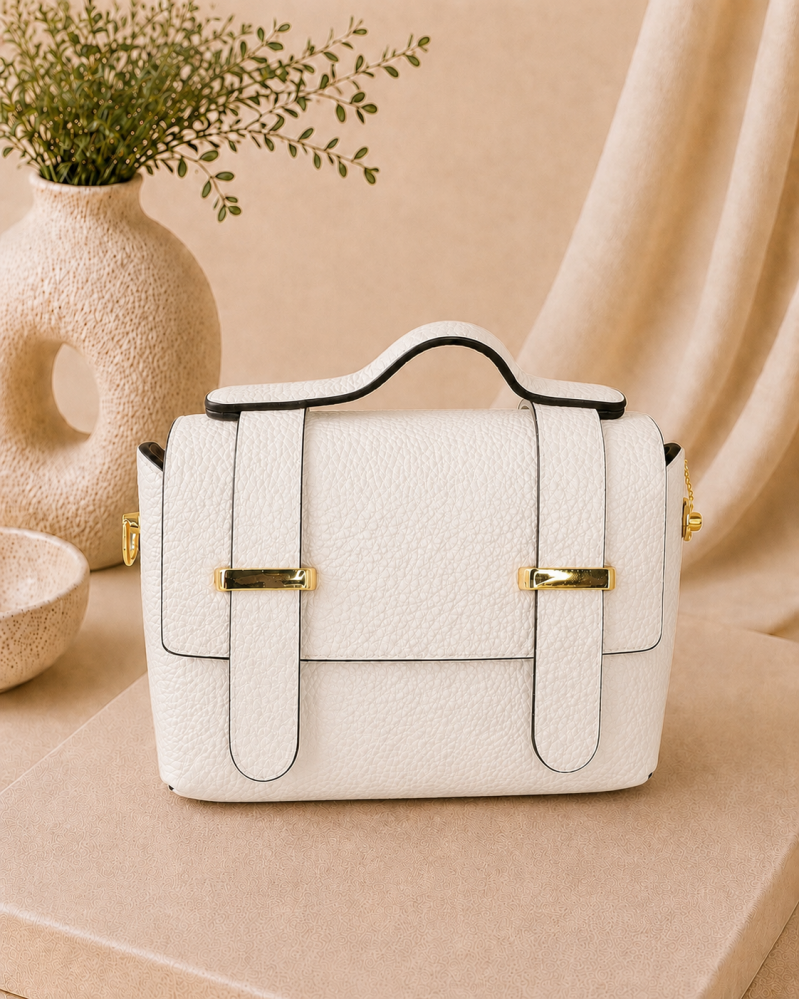 Sac à main grainé plusieurs coloris – détail de la matière