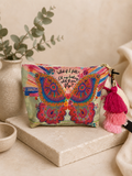 Trousse imprimé papillon multicolore – vue principale