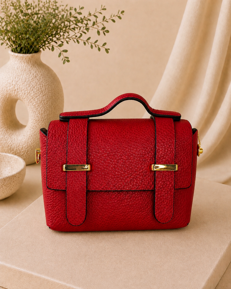 Sac à main grainé plusieurs coloris – autre détail