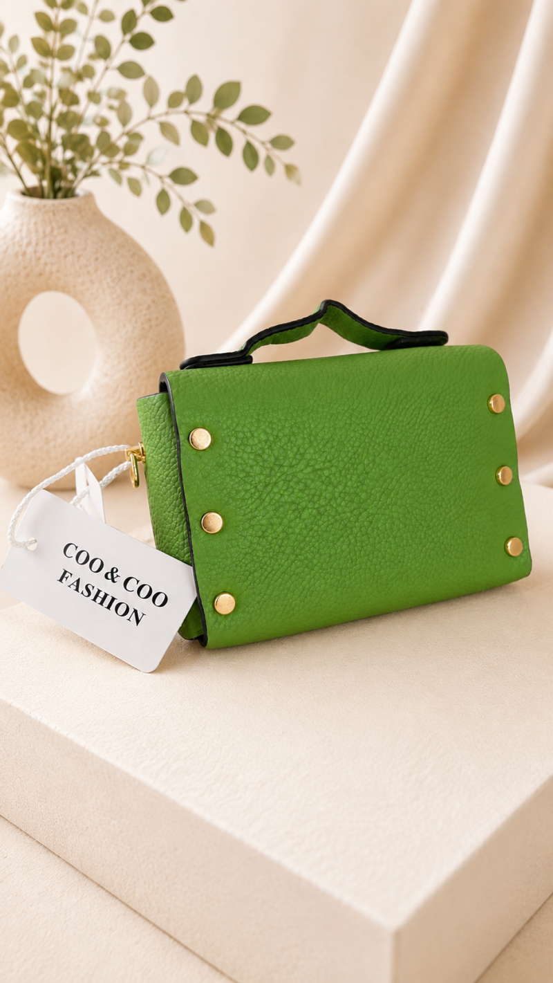 Sac à main grainé plusieurs coloris – détail de la finition